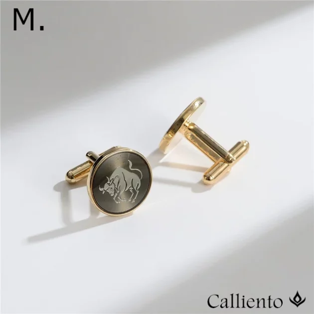 Acrylic Cufflinks Square set in Copper. Silver or Gold Plate