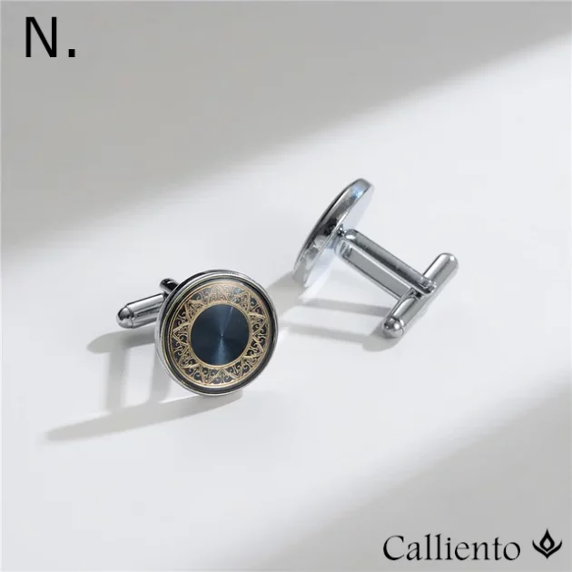 Acrylic Cufflinks Square set in Copper. Silver or Gold Plate