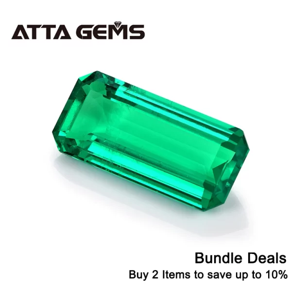 2.6 Carat Emerald Rectangular Cut 7x11mm