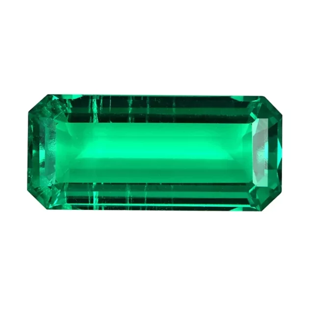 2.6 Carat Emerald Rectangular Cut 7x11mm