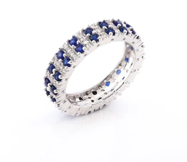 Elegant-Constellation-Sapphire-Ring-in-Sterling-Silver-Certified