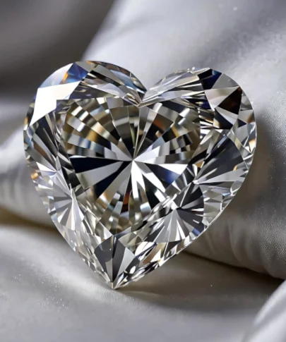 Heart Shaped 2 Carat Moissanite